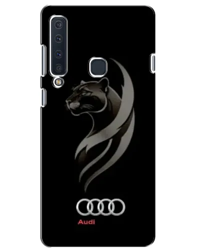 Чехол для Samsung Galaxy A9 2018 (A920) с картинкой «Графика — пантера и Audi»