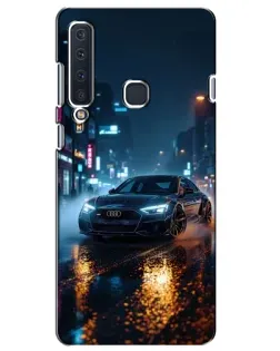 Чехол для Samsung Galaxy A9 2018 (A920) с картинкой «Ночной город и Audi»