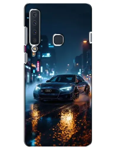 Чехол для Samsung Galaxy A9 2018 (A920) с картинкой «Ночной город и Audi»