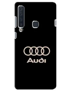 Чехол для Samsung Galaxy A9 2018 (A920) с картинкой «Audi — золотой логотип»