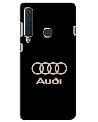 Чехол для Samsung Galaxy A9 2018 (A920) с картинкой «Audi — золотой логотип»