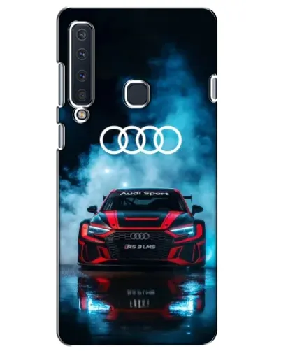 Чехол для Samsung Galaxy A9 2018 (A920) с картинкой «Audi Sport — неон»
