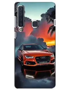 Чехол для Samsung Galaxy A9 2018 (A920) с картинкой «Audi — закат»
