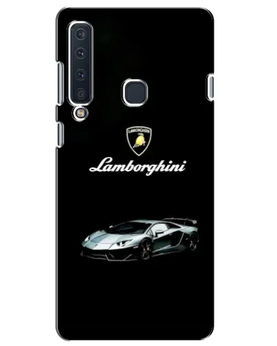 Чехол для Samsung Galaxy A9 2018 (A920) с картинкой «Логотип Lamborghini классика»