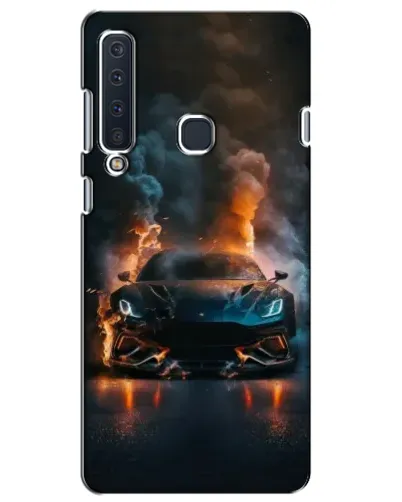 Чехол для Samsung Galaxy A9 2018 (A920) с картинкой «Lamborghini дымная эстетика»