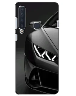 Чехол для Samsung Galaxy A9 2018 (A920) с картинкой «Lamborghini фары детализация»