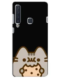Чехол для Samsung Galaxy A9 2018 (A920) с картинкой «Пушин на черном»