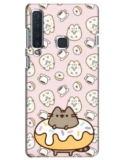 Чехол для Samsung Galaxy A9 2018 (A920) с картинкой «Пушин на пончике»