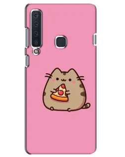 Чехол для Samsung Galaxy A9 2018 (A920) с картинкой «Пушин с пиццей»
