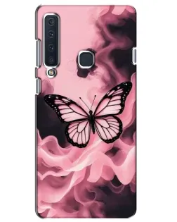 Чохол для Samsung Galaxy A9 2018 (A920) з картинкою «Метелик у диму»