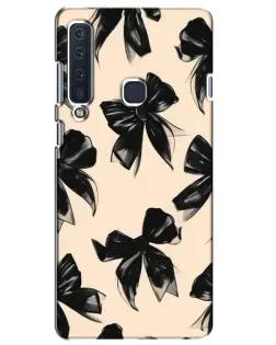 Чохол для Samsung Galaxy A9 2018 (A920) з картинкою «Патерн чорні банти»