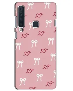 Чехол для Samsung Galaxy A9 2018 (A920) с картинкой «Сердца и банты»