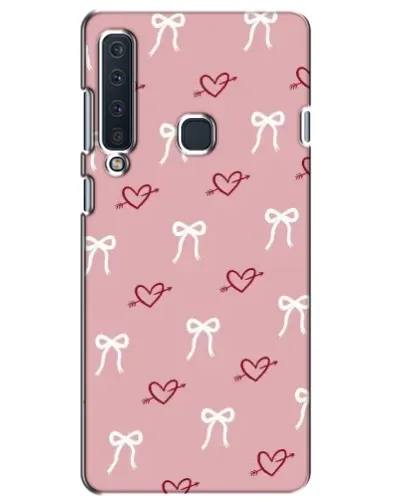 Чехол для Samsung Galaxy A9 2018 (A920) с картинкой «Сердца и банты» Чехол для Samsung Galaxy A9 2018 (A920) с картинкой «Сердца и банты»