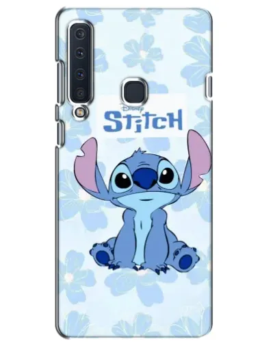 Чехол для Samsung Galaxy A9 2018 (A920) с картинкой «Stitch среди цветов»