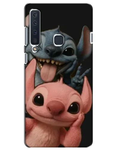 Чехол для Samsung Galaxy A9 2018 (A920) с картинкой «Стич и Ангел»
