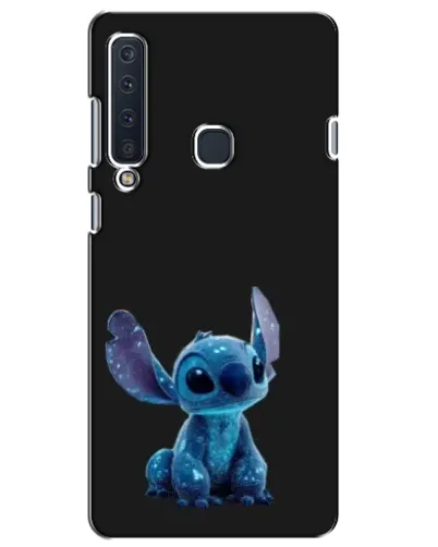 Чехол для Samsung Galaxy A9 2018 (A920) с картинкой «Стич на черном»
