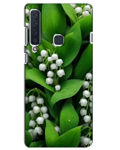 Чехол для Samsung Galaxy A9 2018 (A920) с картинкой «Ландыши в зелени»