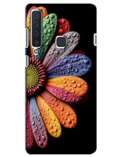 Чехол для Samsung Galaxy A9 2018 (A920) с картинкой «Радужный цветок»