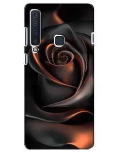 Чехол для Samsung Galaxy A9 2018 (A920) с картинкой «Шелковая черная роза» Чехол для Samsung Galaxy A9 2018 (A920) с картинкой «Шелковая черная роза»