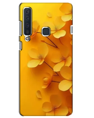 Чехол для Samsung Galaxy A9 2018 (A920) с картинкой «Золотые лепестки»