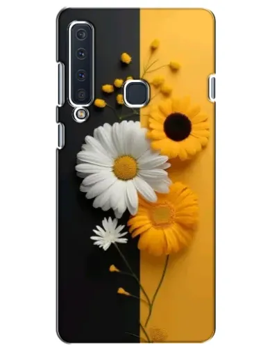 Чехол для Samsung Galaxy A9 2018 (A920) с картинкой «Подсолнух и ромашка»