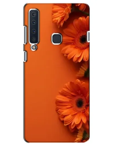 Чехол для Samsung Galaxy A9 2018 (A920) с картинкой «Оранжевые герберы»