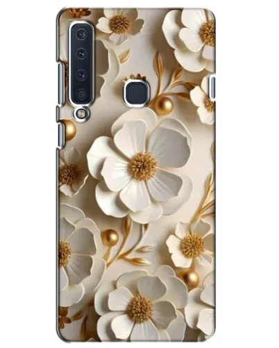 Чехол для Samsung Galaxy A9 2018 (A920) с картинкой «Белие бумажние  цвети»