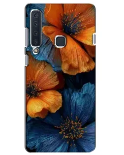 Чехол для Samsung Galaxy A9 2018 (A920) с картинкой «Яркая сине-оранжевая флора» Чехол для Samsung Galaxy A9 2018 (A920) с картинкой «Яркая сине-оранжевая флора»