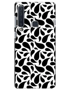 Чехол для Samsung Galaxy A9 2018 (A920) с картинкой «Контрастные черные капли»
