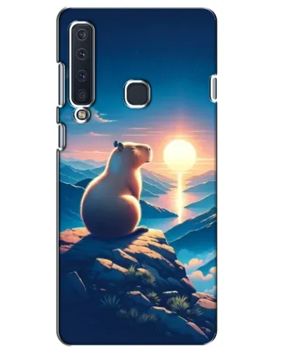 Чехол для Samsung Galaxy A9 2018 (A920) с картинкой «Закат солнца с капибарой» Чехол для Samsung Galaxy A9 2018 (A920) с картинкой «Закат солнца с капибарой»