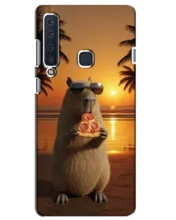 Чехол для Samsung Galaxy A9 2018 (A920) с картинкой «Капибара с пиццей» Чехол для Samsung Galaxy A9 2018 (A920) с картинкой «Капибара с пиццей»