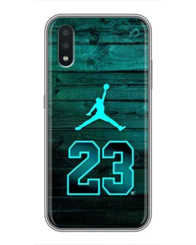 Чехол для Samsung Galaxy A01 Core с картинкой «Jordan Cyan 23» Чехол для Samsung Galaxy A01 Core с картинкой «Jordan Cyan 23»