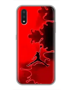 Чехол для Samsung Galaxy A01 Core с картинкой «Jordan Red Smoke»