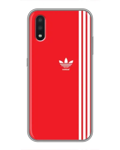 Чехол для Samsung Galaxy A01 Core с картинкой «Красный минимализм Adidas» Чехол для Samsung Galaxy A01 Core с картинкой «Красный минимализм Adidas»