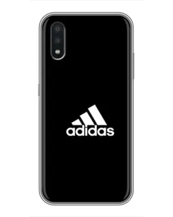 Чехол для Samsung Galaxy A01 Core с картинкой «Черная классика Adidas»