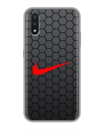 Чехол для Samsung Galaxy A01 Core с картинкой «Nike — карбоновая сетка» Чехол для Samsung Galaxy A01 Core с картинкой «Nike — карбоновая сетка»