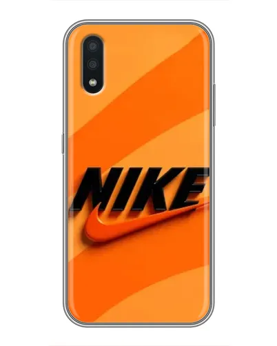 Чехол для Samsung Galaxy A01 Core с картинкой «Оранжевый драйв Nike» Чехол для Samsung Galaxy A01 Core с картинкой «Оранжевый драйв Nike»