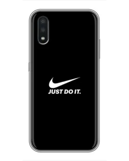 Чехол для Samsung Galaxy A01 Core с картинкой «Минимализм от Nike»