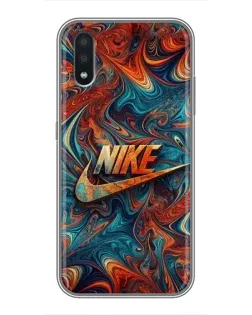 Чехол для Samsung Galaxy A01 Core с картинкой «Nike в абстракции»