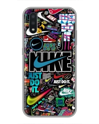 Чехол для Samsung Galaxy A01 Core с картинкой «Яркий коллаж Nike» Чехол для Samsung Galaxy A01 Core с картинкой «Яркий коллаж Nike»