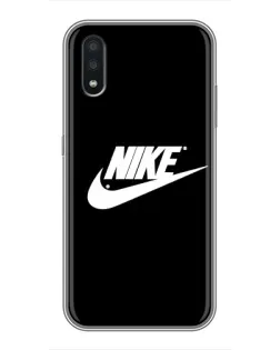 Чехол для Samsung Galaxy A01 Core с картинкой «Мазки краски Nike»