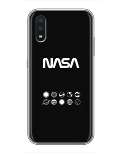Чехол для Samsung Galaxy A01 Core с картинкой «NASA — технический принт» Чехол для Samsung Galaxy A01 Core с картинкой «NASA — технический принт»