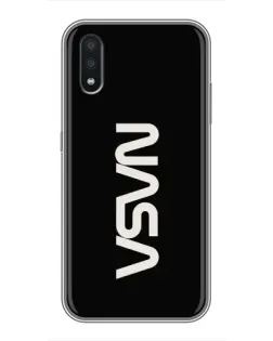 Чехол для Samsung Galaxy A01 Core с картинкой «NASA — вертикальный логотип» Чехол для Samsung Galaxy A01 Core с картинкой «NASA — вертикальный логотип»