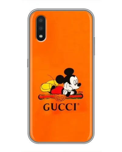 Чехол для Samsung Galaxy A01 Core с картинкой «Микки Маус Gucci — оранж» Чехол для Samsung Galaxy A01 Core с картинкой «Микки Маус Gucci — оранж»