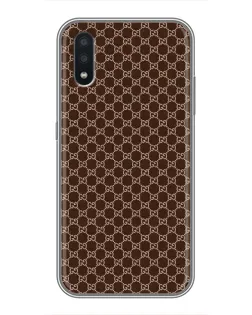 Чохол для Samsung Galaxy A01 Core з картинкою «Gucci — шоколадна сітка»