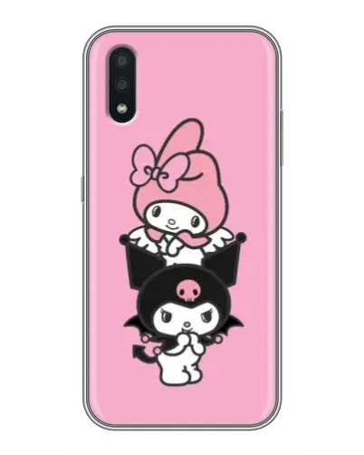 Чохол для Samsung Galaxy A01 Core з картинкою «My Melody та Kuromi» Чохол для Samsung Galaxy A01 Core з картинкою «My Melody та Kuromi»