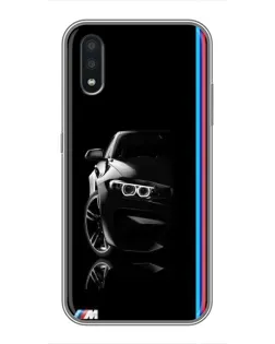 Чохол для Samsung Galaxy A01 Core з картинкою «Силует BMW в темряві»