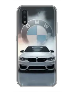 Чохол для Samsung Galaxy A01 Core з картинкою «BMW в білому диму»