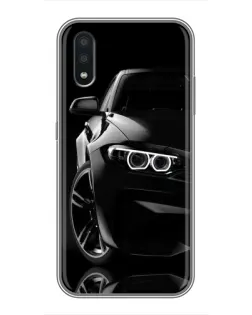 Чохол для Samsung Galaxy A01 Core з картинкою «Чорна BMW — профіль»