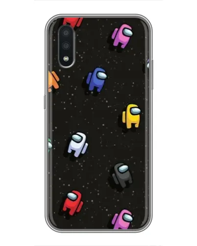 Чехол для Samsung Galaxy A01 Core с картинкой «Космический паттерн Among Us» Чехол для Samsung Galaxy A01 Core с картинкой «Космический паттерн Among Us»
